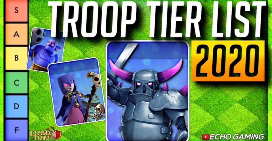Ranking Every Troop in Clash of Clans 2020 by ECHO Gaming