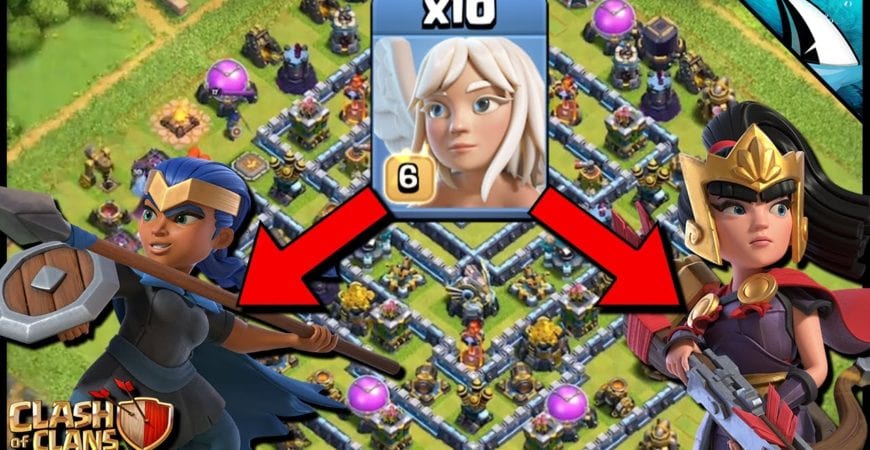 Healer Charge with 2 Heroes! First time trying this attack strategy | Clash of Clans by CarbonFin Gaming