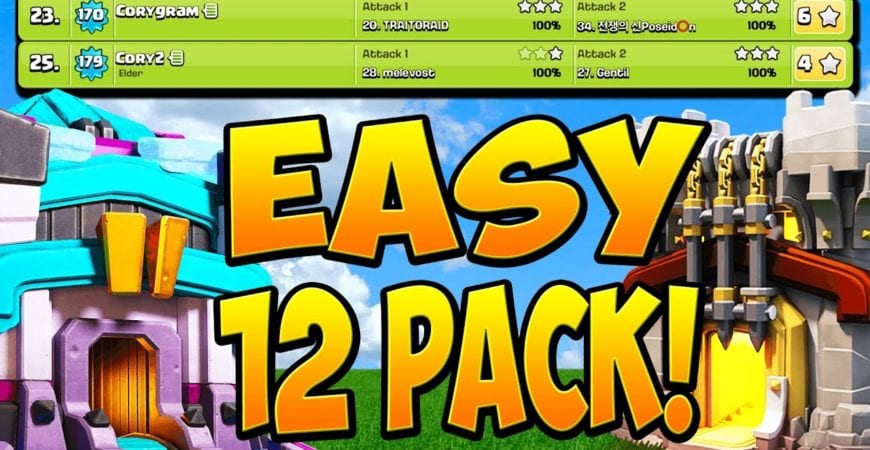 EASY 12 PACK using these Armies! Clash of Clans | Best TH11 & TH13 Attack Strategy 2020 by Clash With Cory