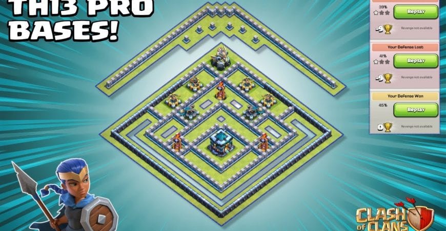 *PRO CHAMP BASE DEFENDS LEGENDS* TH13 Base Review – by Sir Moose Gaming