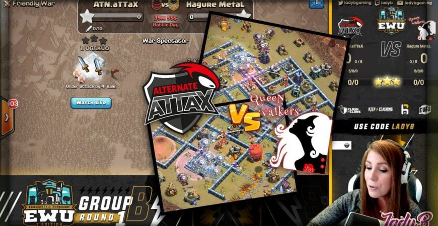 Epic Battle of the Top Air Attackers! ALTERNATE aTTaX vs QueeN Walkers | EWU Season 7 – Round 1 by LadyB