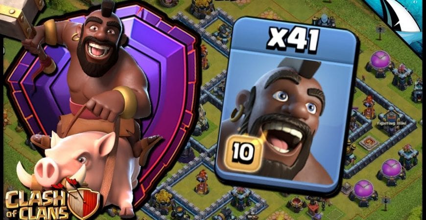 Legends 41 Mass Hogs Hits! How many hogs does it take | Clash of Clans by CarbonFin Gaming