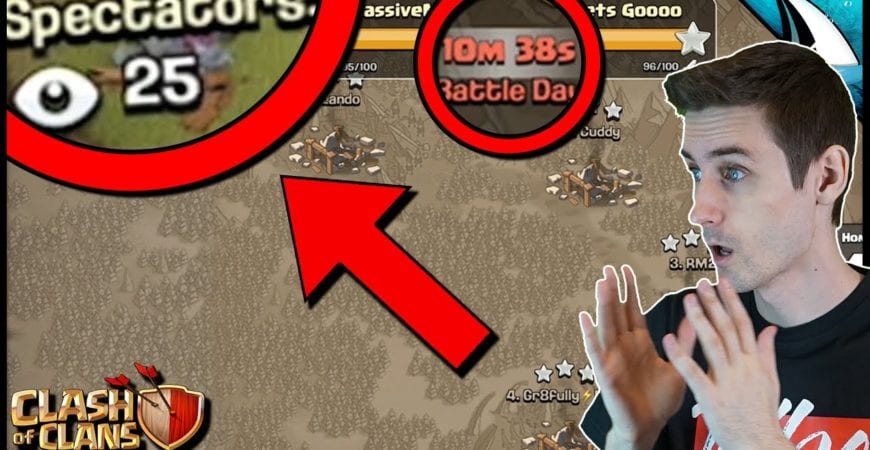 Everyone is Watching! Don’t miss the 100K Sub War | Clash of Clans by CarbonFin Gaming