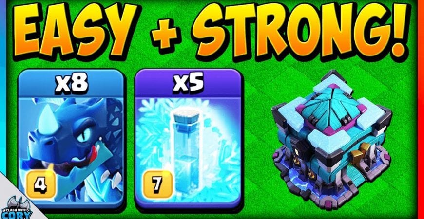 TH13 ELECTRO DRAGON ATTACK STRATEGY! TOWN HALL 13 Edrag War Attacks by Clash With Cory