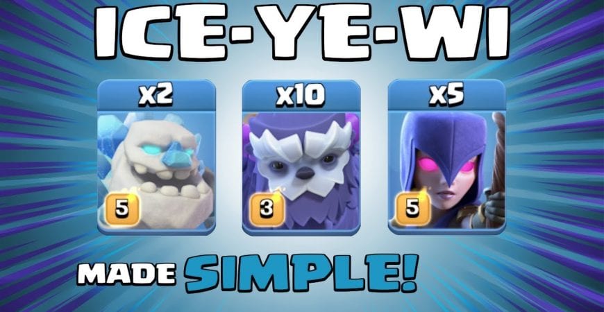ICE-YE-WI = SUPER POWERFUL!!! Best Town Hall 13 (TH13) Attack Strategies – Clash of Clans by Sir Moose Gaming
