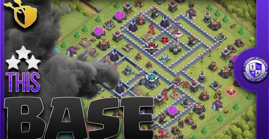 3 Star Popular [TH13] War Base | LavaLoon Attack Strategy | Clash of Clans by Scrappy Academy
