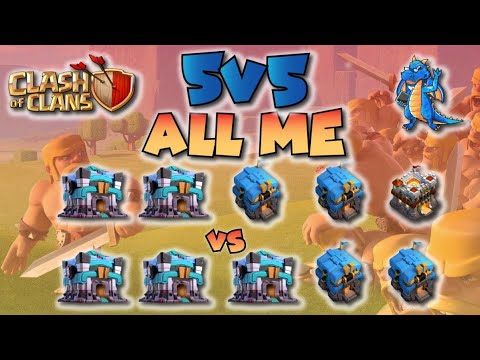 5v5 All me full war | Clash of Clans by Clash Playhouse