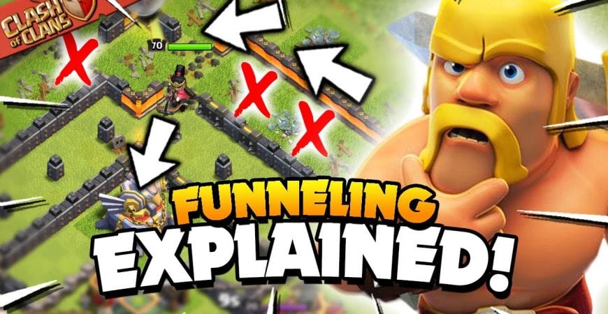 Funneling Explained – Basic to Advanced Tutorial (Clash of Clans) by Judo Sloth Gaming