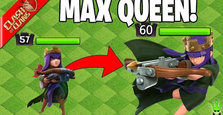 UPGRADING THE QUEEN TO MAX WITH HUGE LOOT! by Clash Bashing!!
