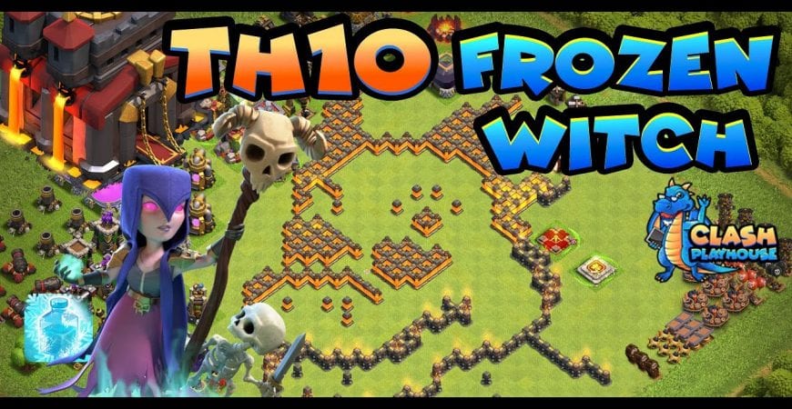 The Easiest Th10 Strategy – Frozen Witch | Clash of Clans by Clash Playhouse