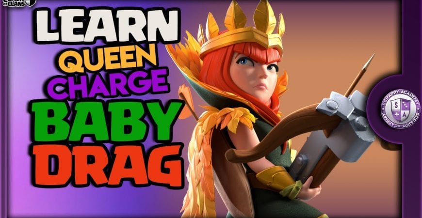[TH9] Queen Charge Baby Dragon Attack in Clash of Clans by Scrappy Academy