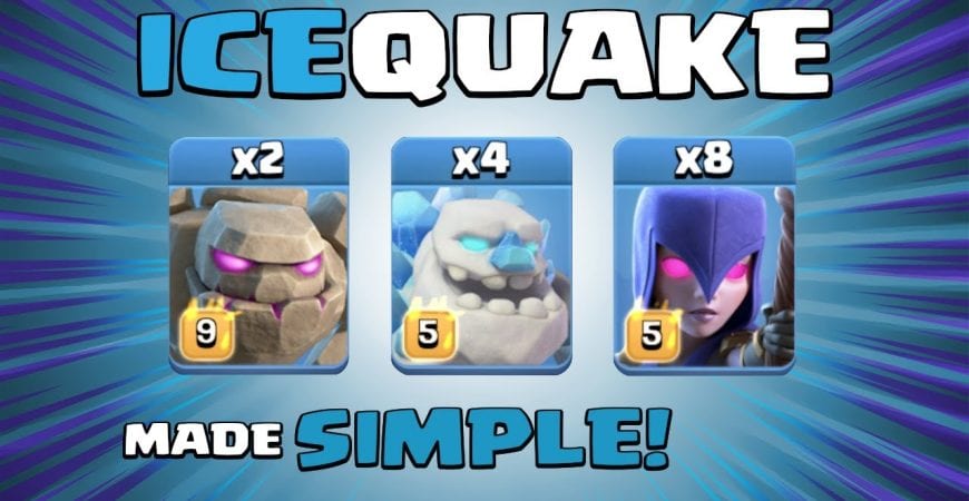 ICEQUAKE = COLD & NASTY – CHILLING Town Hall 13 (TH13) Attack Strategy – Clash of Clans by Sir Moose Gaming