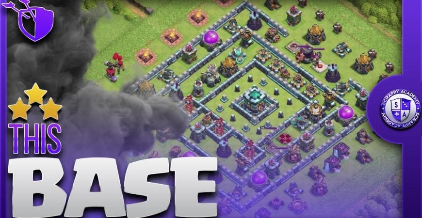 3 Star Popular [TH13] RING Base | Yeti Smash Attack Strategy | Clash Of Clans by Scrappy Academy