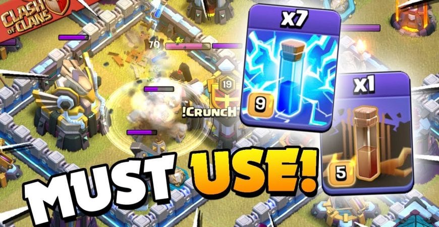 Best Post Update Tip! How to use the New Lightning Spell (Clash of Clans) by Judo Sloth Gaming