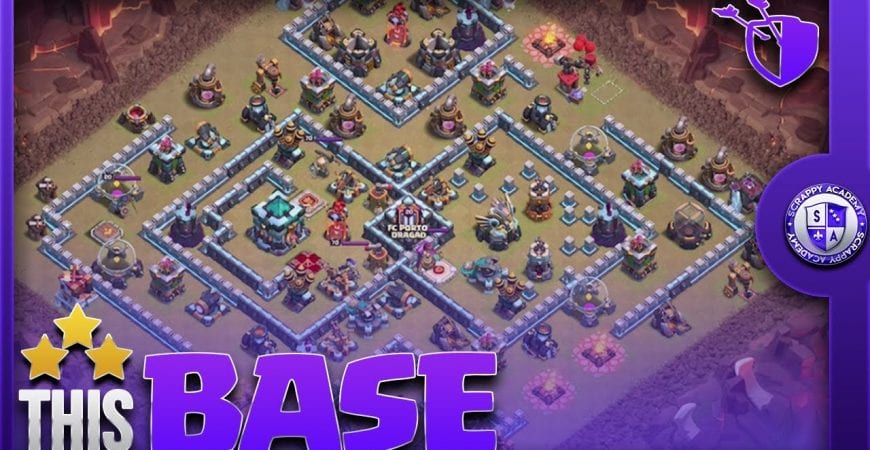 3 Star Popular [TH13] War Base | Yeti Smash Attack Strategy in Clash Of Clans by Scrappy Academy