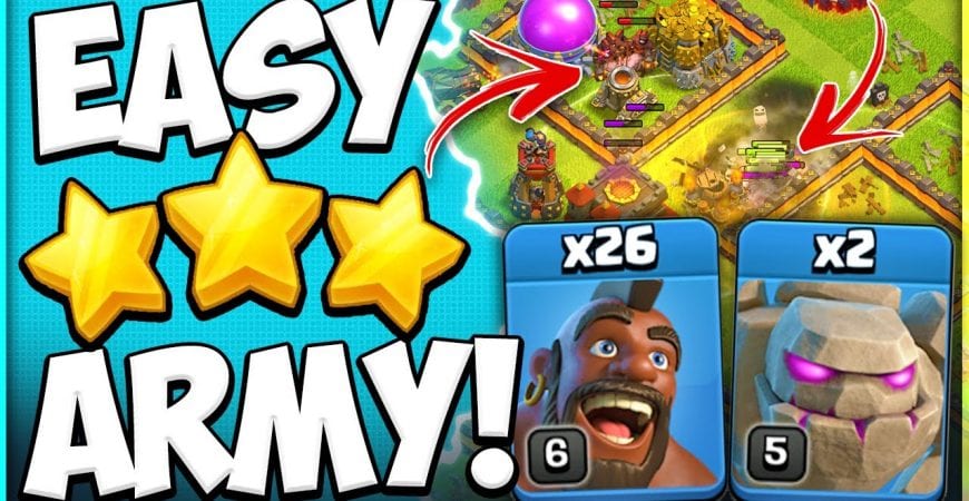 This Army Is So Easy! TH10 GOHOBO Attack Strategy | Best Three Star TH10 Attack in Clash of Clans by Kenny Jo