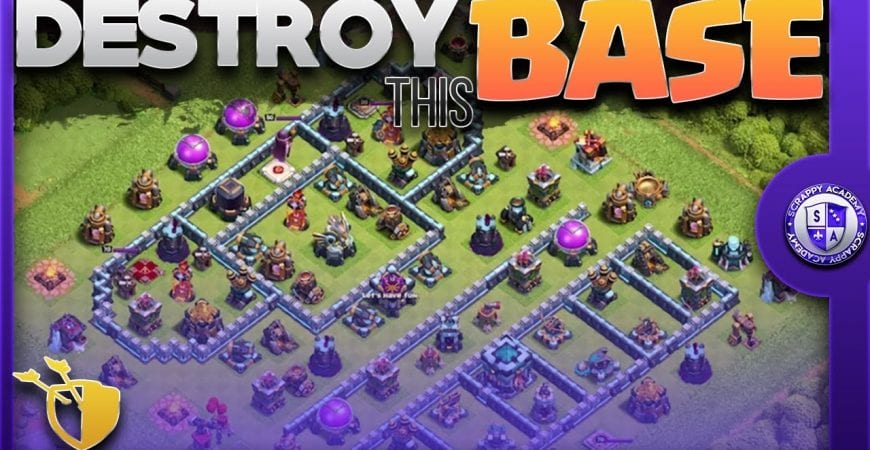 3 Star Popular [TH13] War Base with Miner Hog Hybrid Attack Strategy | Clash of Clans by Scrappy Academy