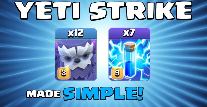 NEW LIGHTNING SPELL STRATEGY = WOW!!! NEW TH13 Attack Strategy – Clash of Clans by Sir Moose Gaming