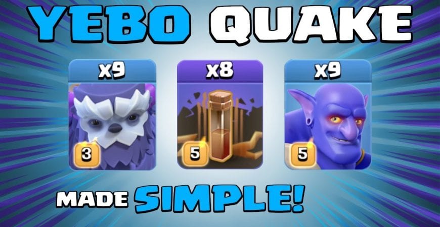9 x Yetis + 9 x Bowlers + 8 x EQ = UNSTOPPABLE!!! Best TH13 Attack Strategy Guides – Clash of Clans by Sir Moose Gaming