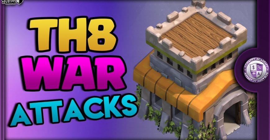 Top 3 [TH8] Attack Strategies | Clash Of Clans by Scrappy Academy