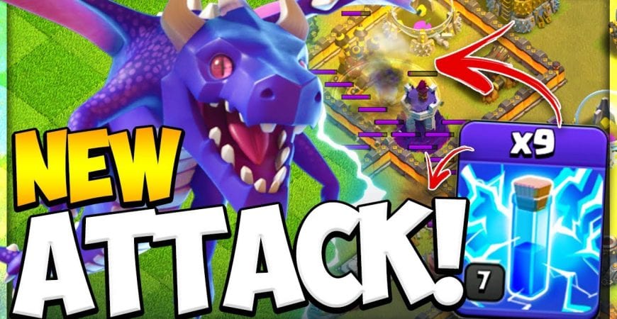 Lightning Spell Changes Everything at TH10! How to Zap Dragon Attack for 3 Stars in Clash of Clans by Kenny Jo
