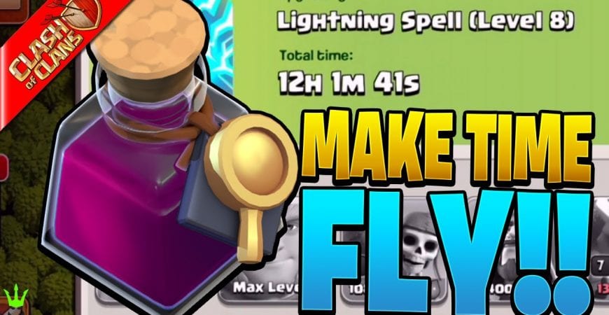 MAKE TIME FLY WITH RESEARCH POTIONS! by Clash Bashing!!