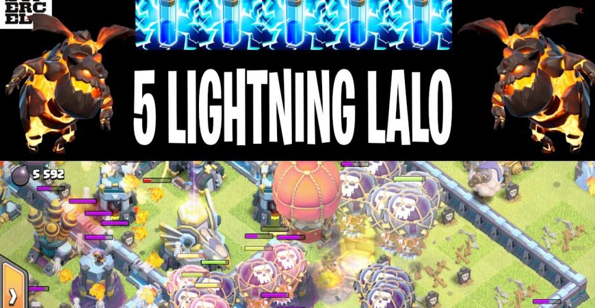 5 Lightning Lalo | Th13 | Clash of Clans by Lando Gaming