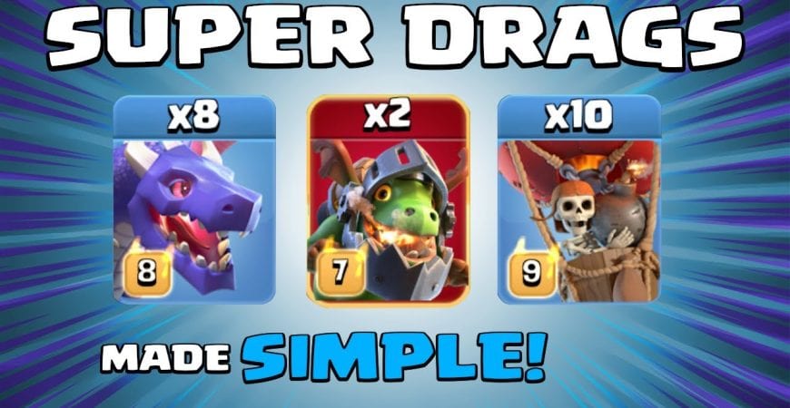 2 x INFERNO DRAGONS + 8 x DRAGONS = HOT HOT HOT! NEW TH13 Attack Strategy – Clash of Clans by Sir Moose Gaming