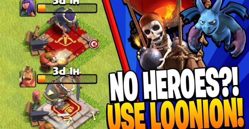 HEROES UPGRADING? USE LOONION! by Clash Bashing!!