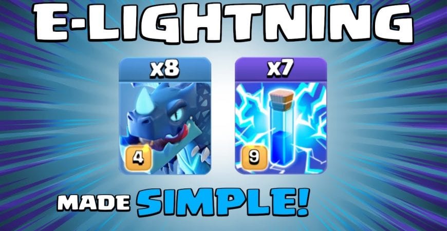8 x ELECTRO DRAGONS + 7 x LIGHTNING SPELLS = UNBELIEVABLE! New TH13 Attack Strategy – Clash of Clans by Sir Moose Gaming