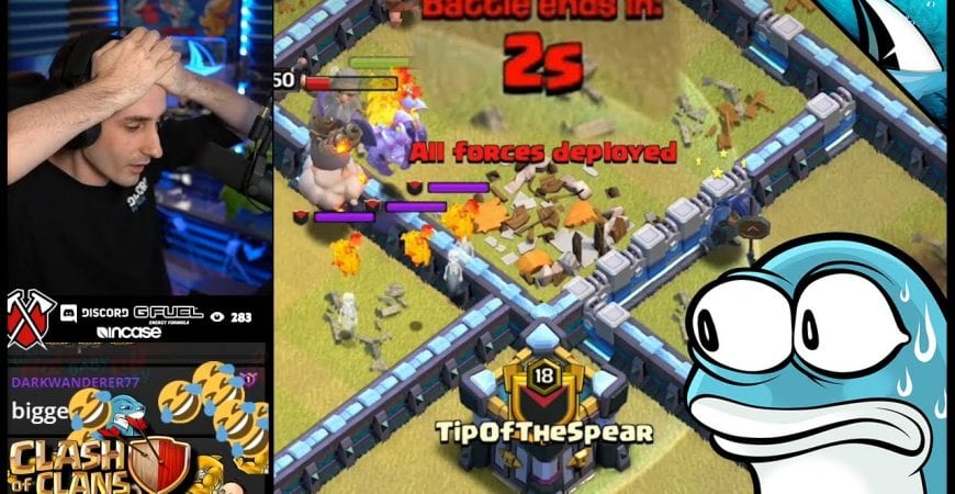 Super RISKY Zap Electrone in WAR!! All comes down to this! | Clash of Clans by CarbonFin Gaming