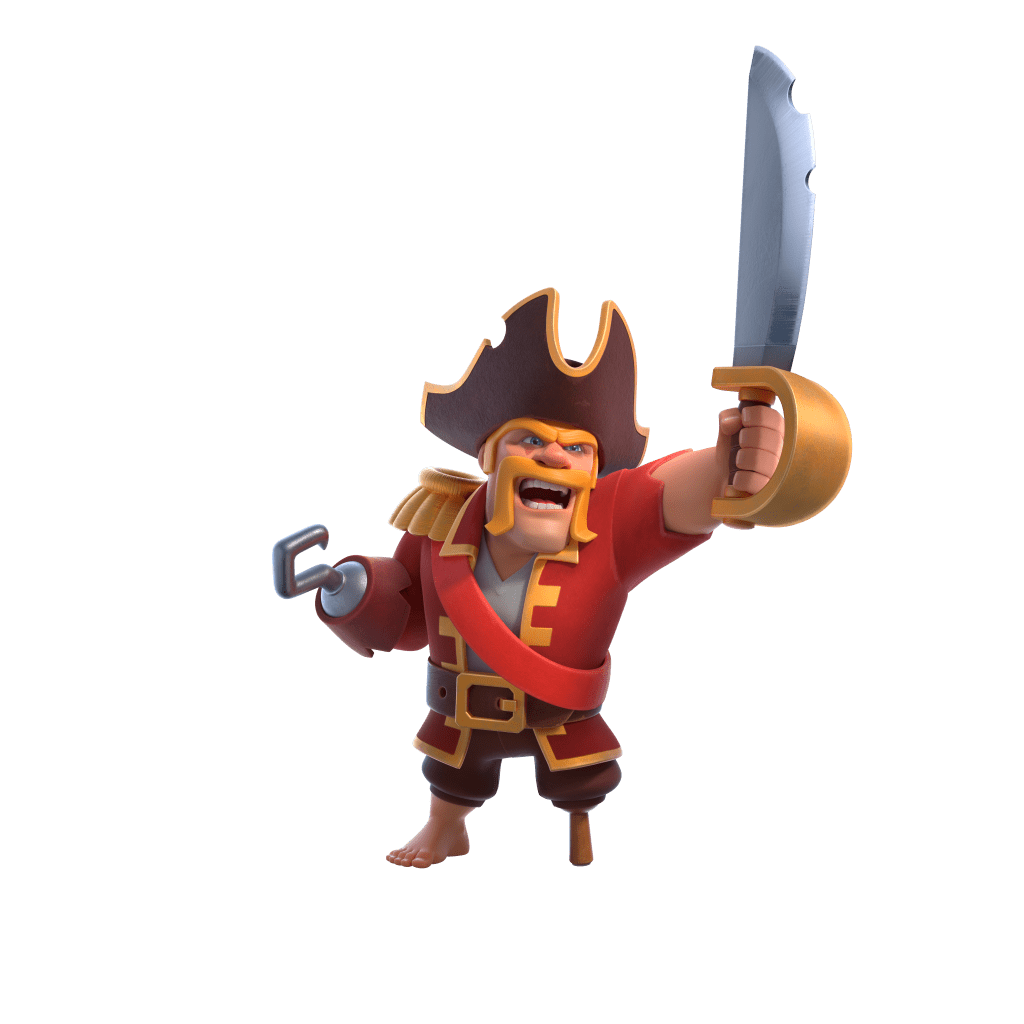 Pirate Barbarian King Hero Skin