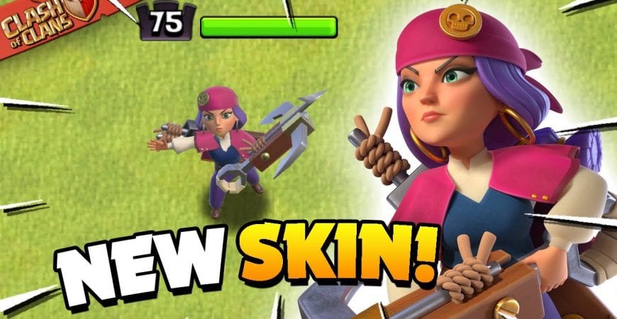 New Pirate Queen and Ranking ALL Hero Skins (Clash of Clans) by Judo Sloth Gaming