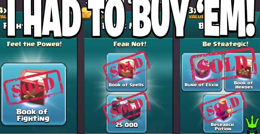YOU KNOW I HAD TO BUY THESE OFFERS! – Clash of Clans by Clash Bashing!!