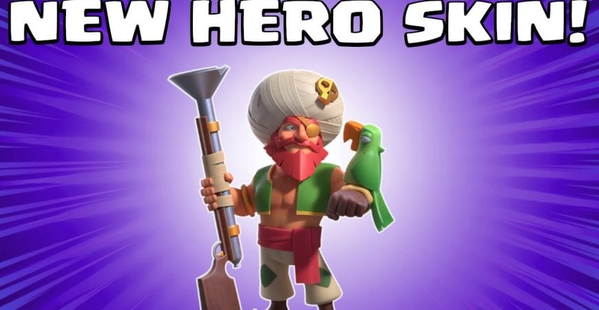 NEW Grand Warden Pirate Skin Gameplay – October Gold Pass – Clash of Clans by Sir Moose Gaming