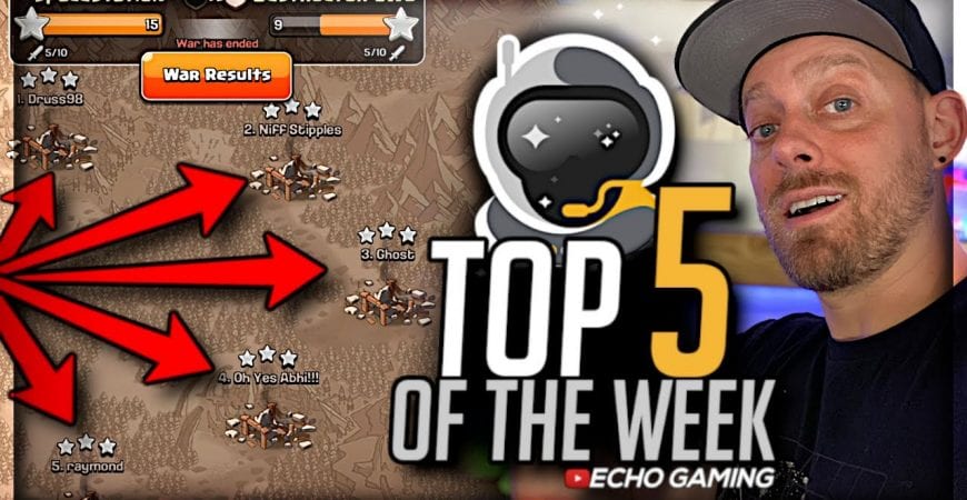 Top 5 ATTACKS of the WEEK in Clash of Clans (ep. 1) by ECHO Gaming