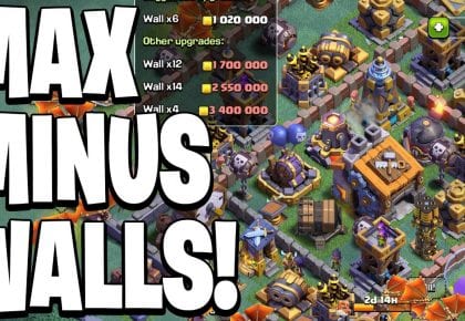 MAXING MY BUILDER BASE! (Except Walls lol) – Clash of Clans by Clash Bashing!!