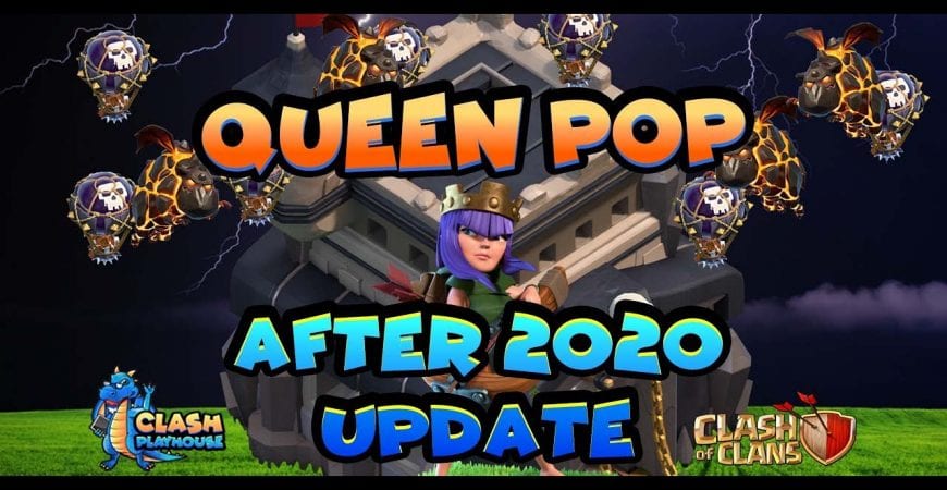 Queen pop for 2020. strongest th9 attack | Clash of Clans by Clash Playhouse