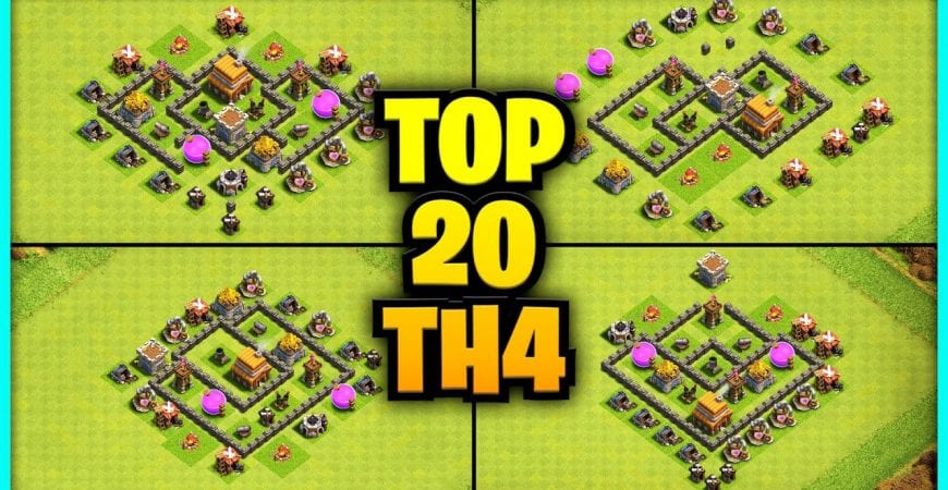 New Best Th4 base links War/Trophy Base by @KagzGaming