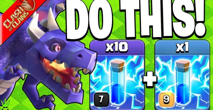 HOW TO ADJUST ZAP DRAGONS TO CRUSH BASES! – Back to Basics Th10 – Clash of Clans by Clash Bashing!!