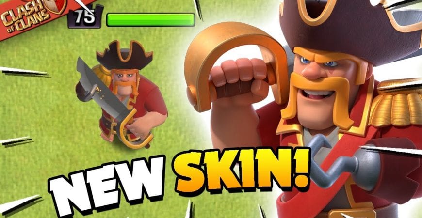 New Pirate King Skin – First Look! (Clash of Clans) by Judo Sloth Gaming