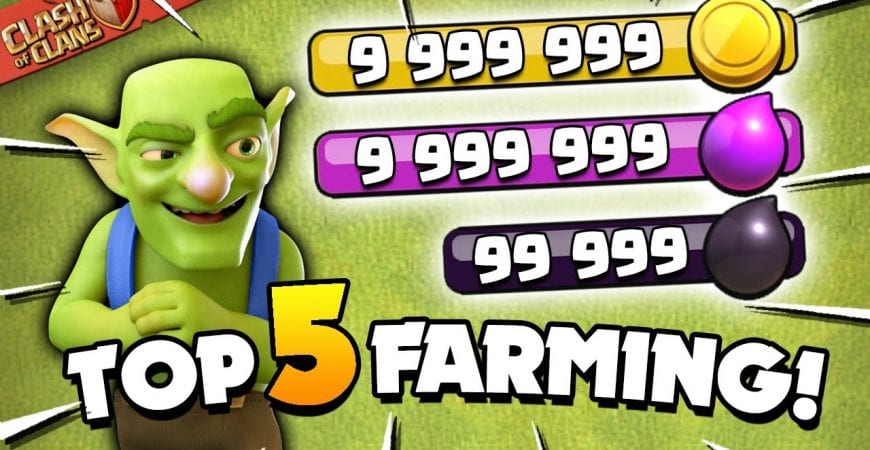 5 Best Farming Strategies in Clash of Clans! by Judo Sloth Gaming