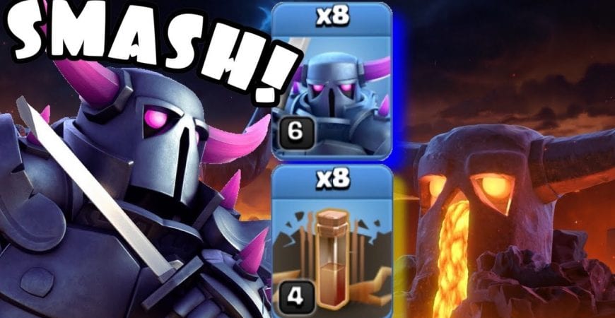 TH10 PEKKA SMASH without Siege Machine!! Best TH10 No Siege Attack Strategies in Clash of Clans by Clash with Eric – OneHive