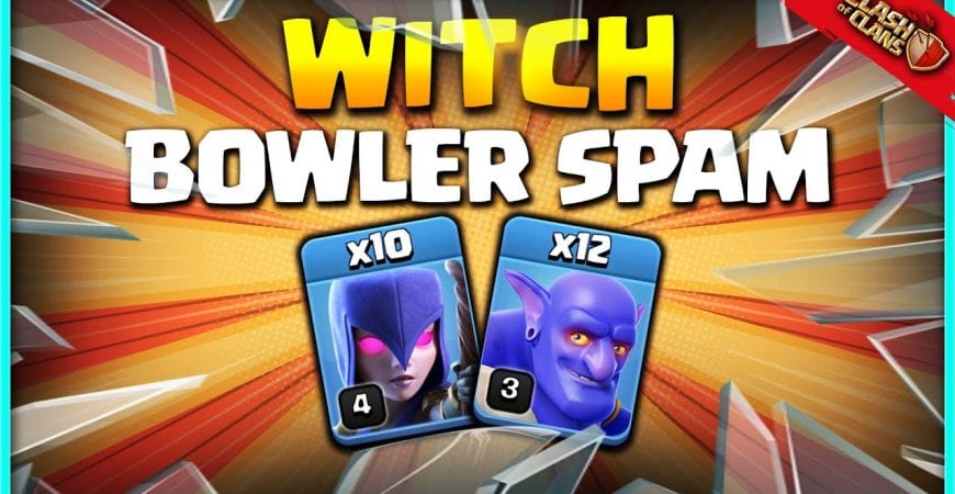 MASS WITCH ATTACK TOWN HALL 11 IS INSANE! | Witch Bowler Spam by @KagzGaming