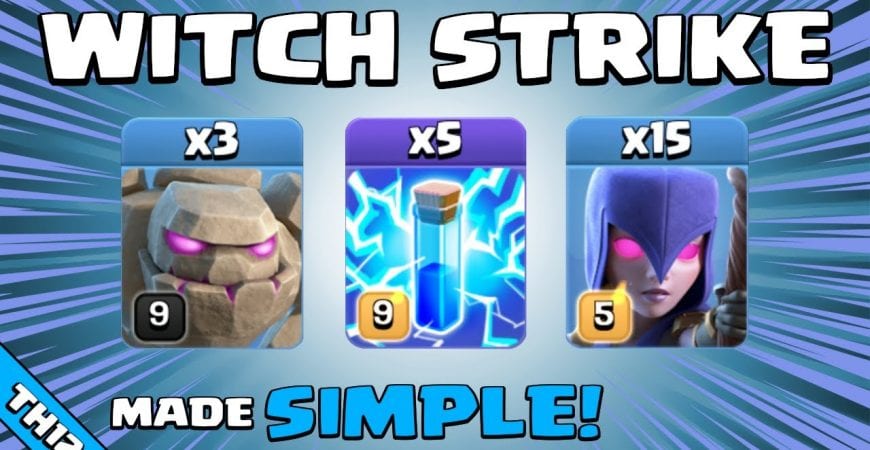 WITCH SPAM IS JUST TOO POWERFUL! TH12 Attack Strategy | Clash of Clans by Sir Moose Gaming