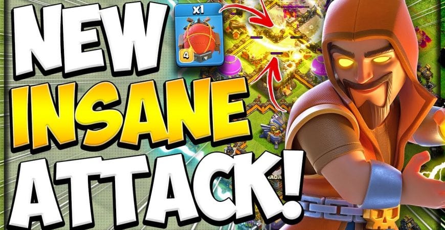 New OP Strategy Might Break TH11! New Super Wizard Blimp Strategy in Clash of Clans by Kenny Jo