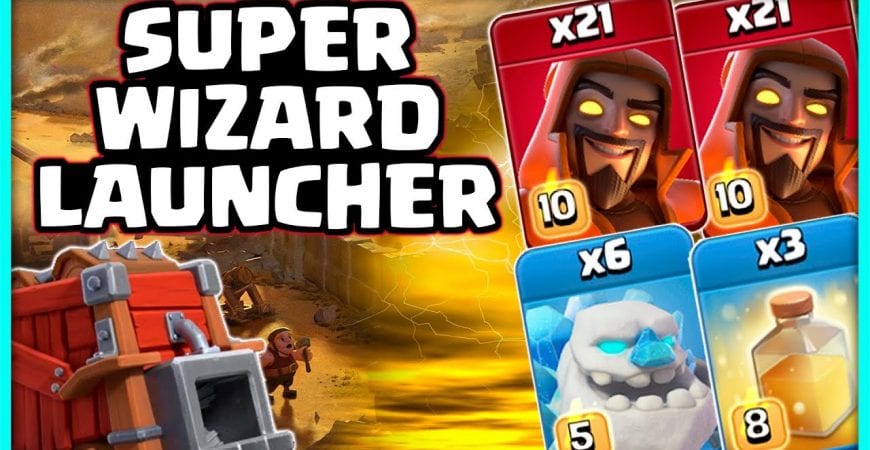 21 SUPER WIZARDS + LOG LAUNCHER = TOTAL DESTRUCTION! by @KagzGaming