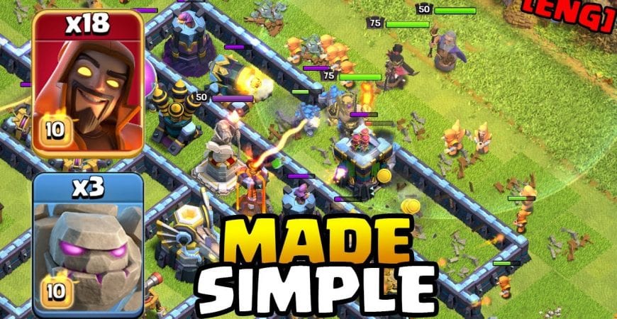 3 Star Strategy made Simple | Mass Super Wizards | #clashofclans by iTzu [ENG] – Clash of Clans