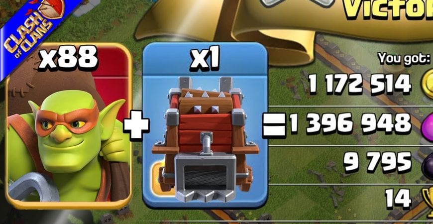 3 STARRING TH13s with Mass Sneaky Goblins! – Clash of Clans by Clash Bashing!!