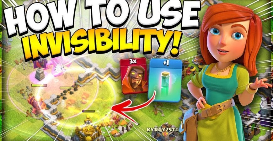 Destroy Every TH11 with Invisibility Spell! How to Use the Invisibility Spell in Clash of Clans by Kenny Jo